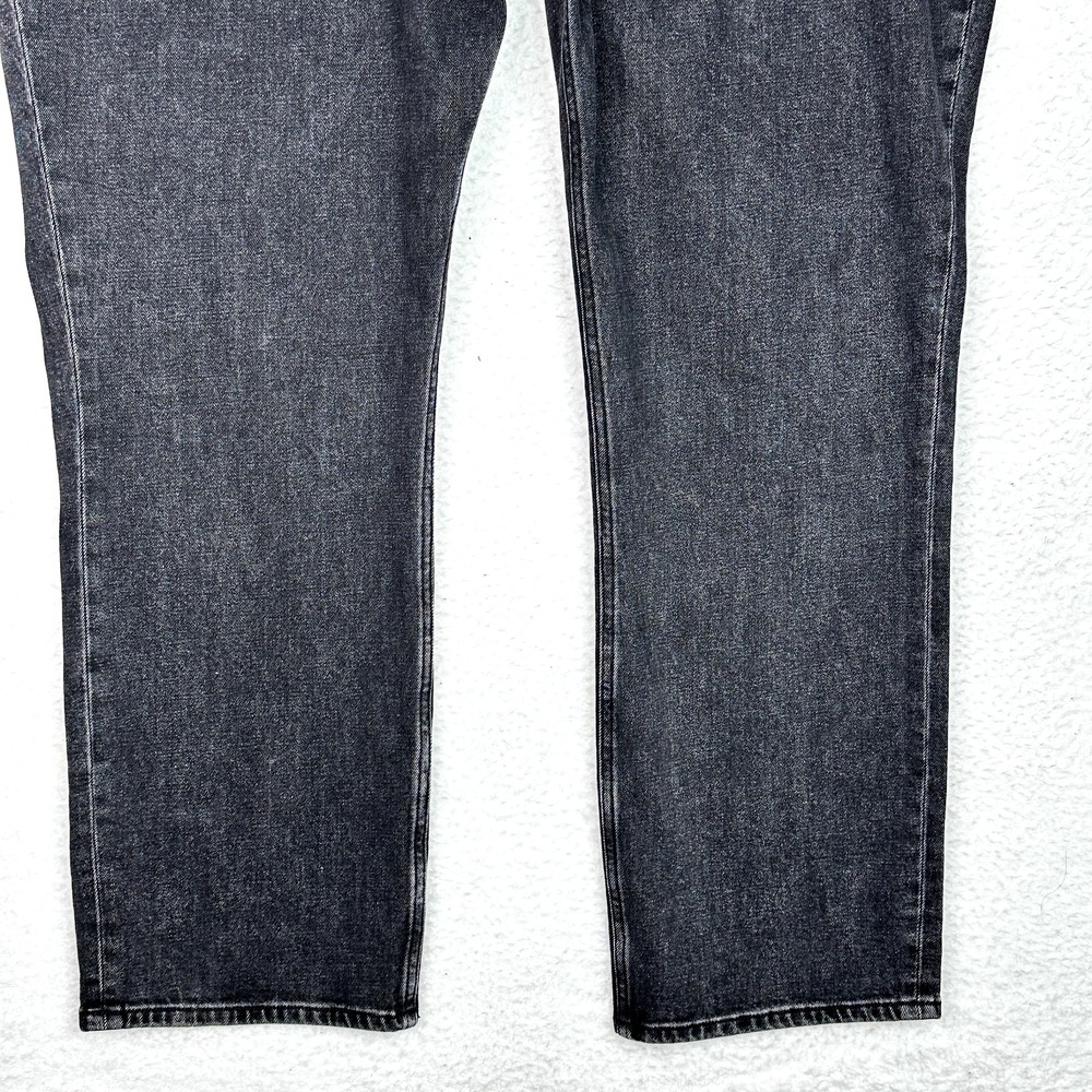 Abercrombie & Fitch The 90s Slim Straight‎ Ultra High Rise Jeans 36/22S Charcoal - Picture 3 of 10